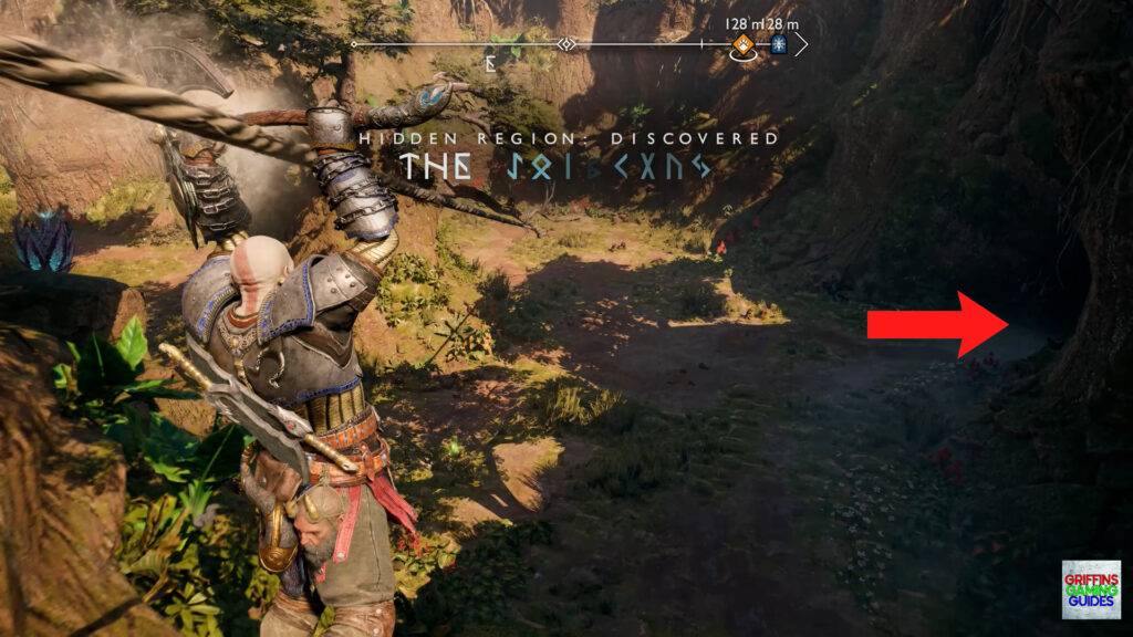 God Of War Ragnarok Crater Hunt Quaking Hollow Take a Right