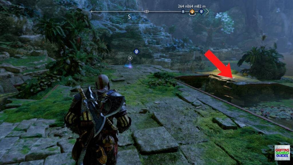 God Of War Ragnarok Crater Hunt What Lies Below Stand Here