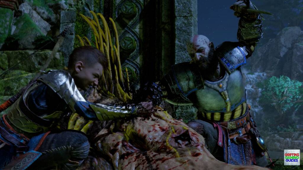God Of War Ragnarok Crater Hunt What Lies Below Take Down Dreki