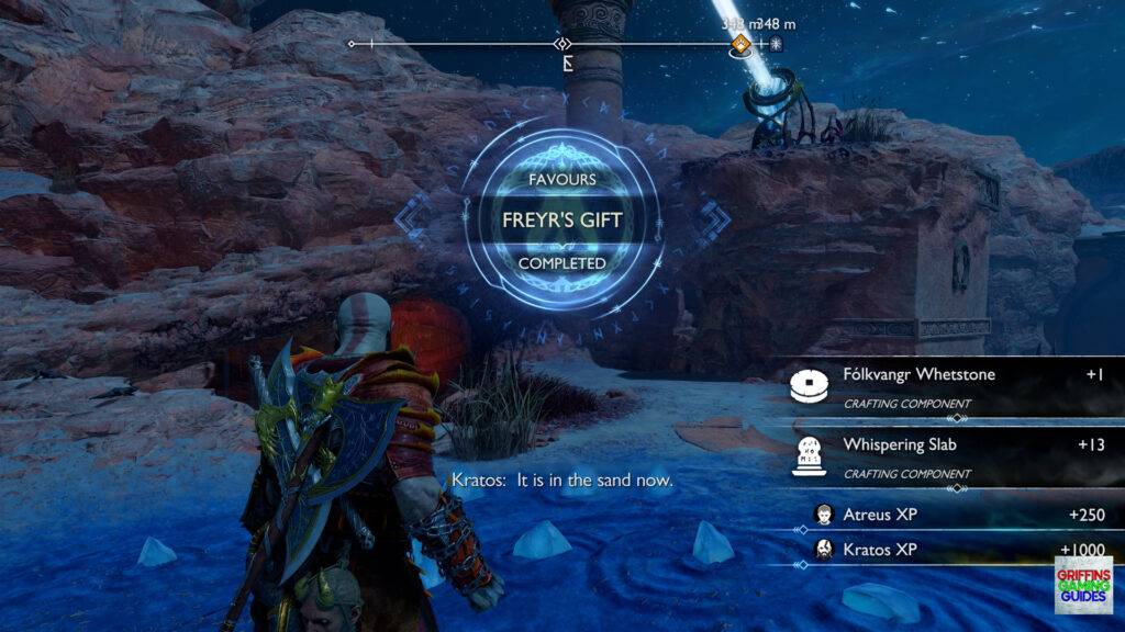 God Of War Ragnarok Freyrs Gift Favour Complete