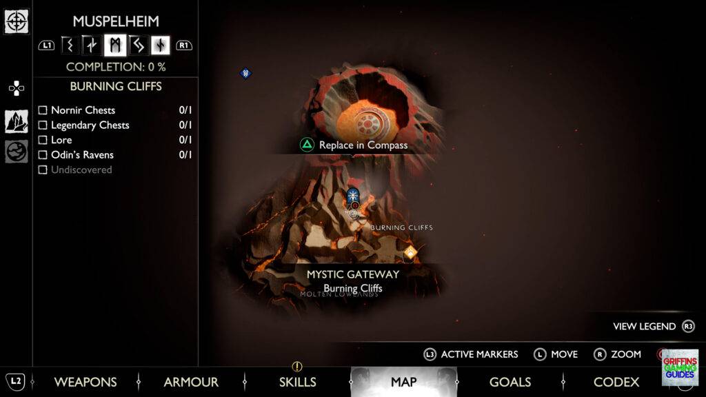 God Of War Ragnarok Odins Raven 47 Map