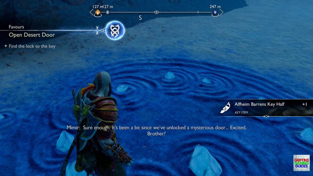 God Of War Ragnarok The Desert Door Favour 2nd Key Half