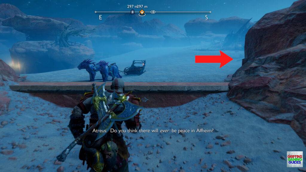 God Of War Ragnarok The Desert Door Favour Head Right