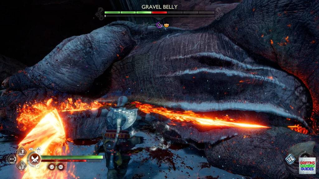 God Of War Ragnarok The Desert Door Favour Punish Gravel Belly