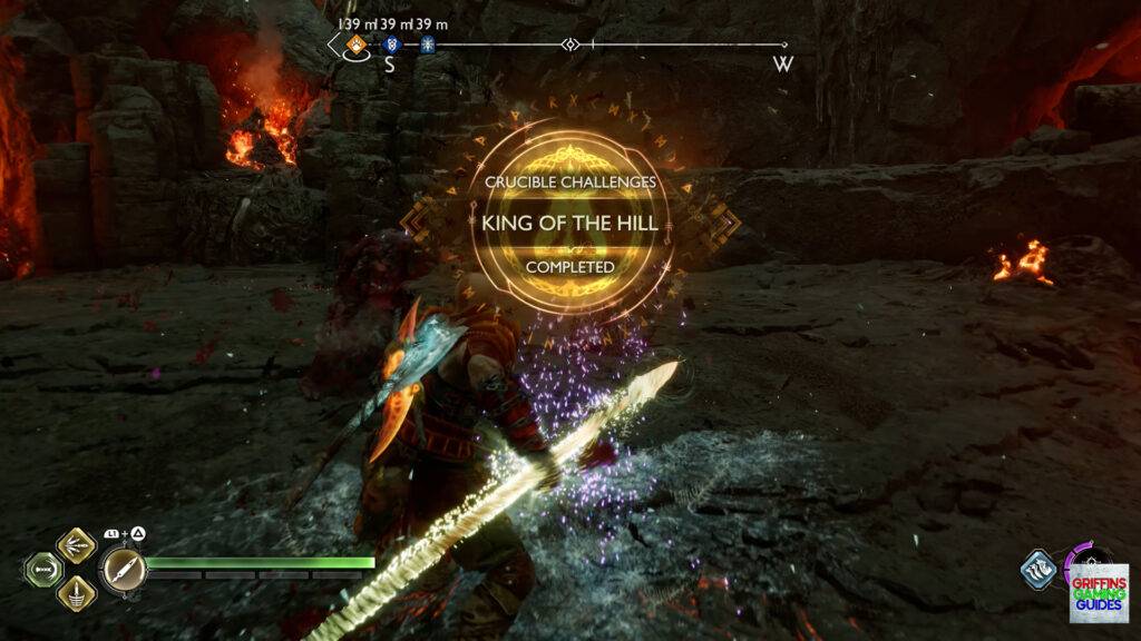 God Of War Ragnarok Trials By Fire King Of The Hill Completed