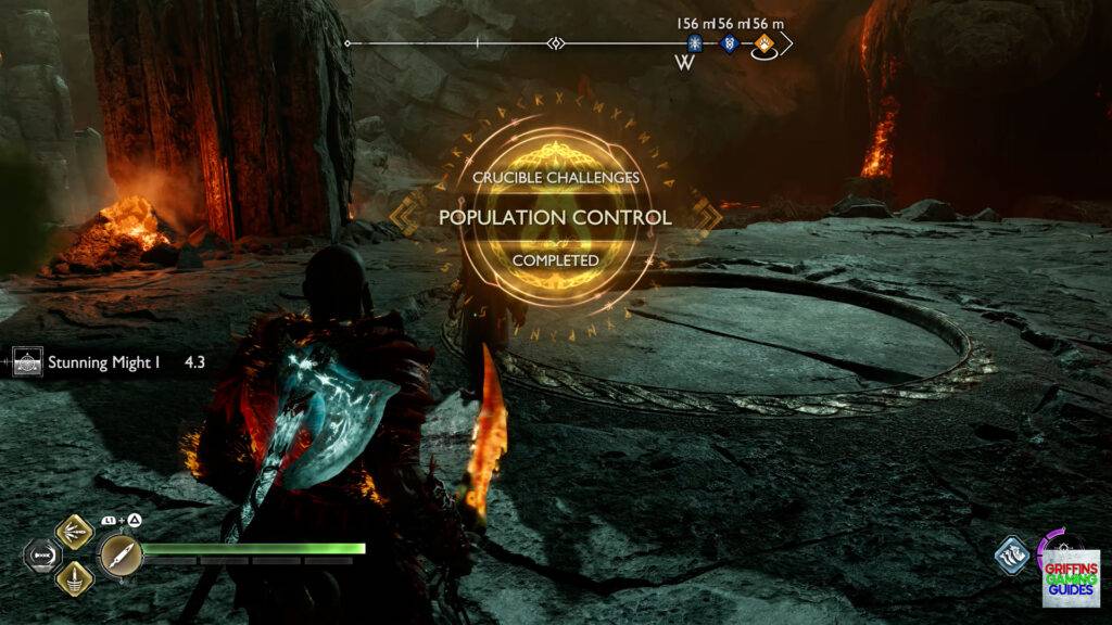 God Of War Ragnarok Trials By Fire Population Control Completed