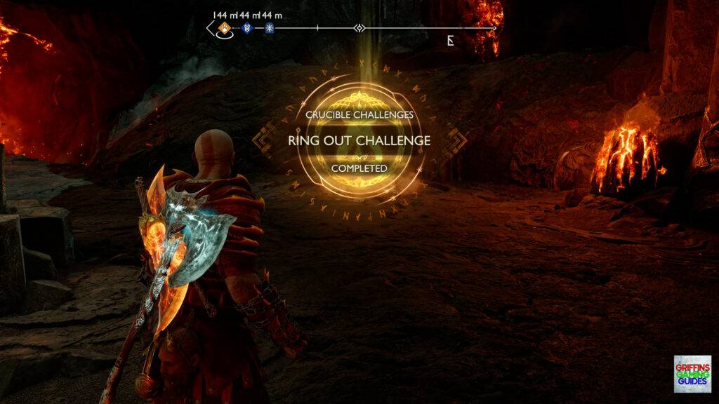 God Of War Ragnarok Trials By Fire Ring Out Challenge Complete
