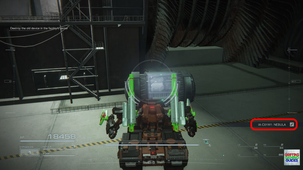 Armored Core VI Fires Of Rubicon Right Arm Unit Parts Guide IA-C01W1 Nebula Plasma Rifle Acquired
