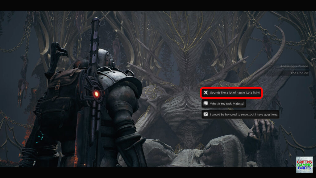 Remnant 2 The Awakened King DLC The One True King Boss Guide Choose to Fight