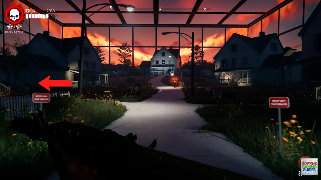 Dead Island 2 Haus DLC The Path of the Unworthy Lost and Found quest Go between the 2 houses