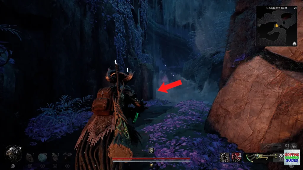 Remnant 2 The Forgotten Kingdom DLC Bloodless Heart Relic Go Left at the Waterfall