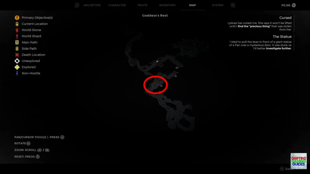 Remnant 2 The Forgotten Kingdom DLC The Bloodless Heir Aberration Guide Plinth 2 Map