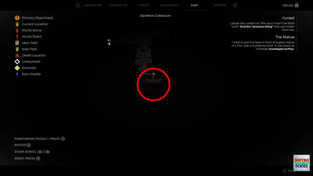 Remnant 2 The Forgotten Kingdom DLC The Stonewarden Boss Guide Map