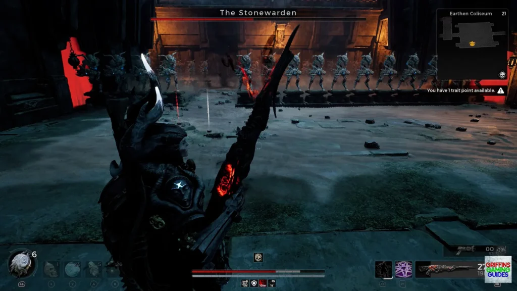 Remnant 2 The Forgotten Kingdom DLC The Stonewarden Boss Guide Stand in between Statues